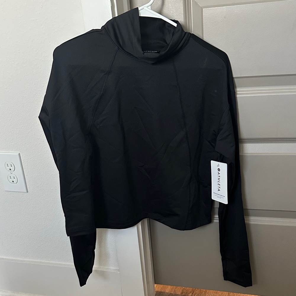 Athleta Whistler Mock Neck Top